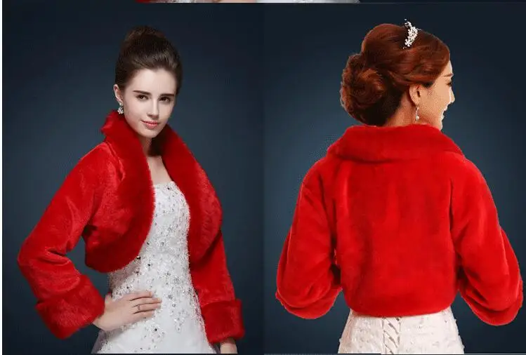 Новое свадебное вечернее платье Cheongsam для беременных, верхняя одежда для невесты 3, 4 Рукава, красный и белый цвет, осенне-зимняя куртка
