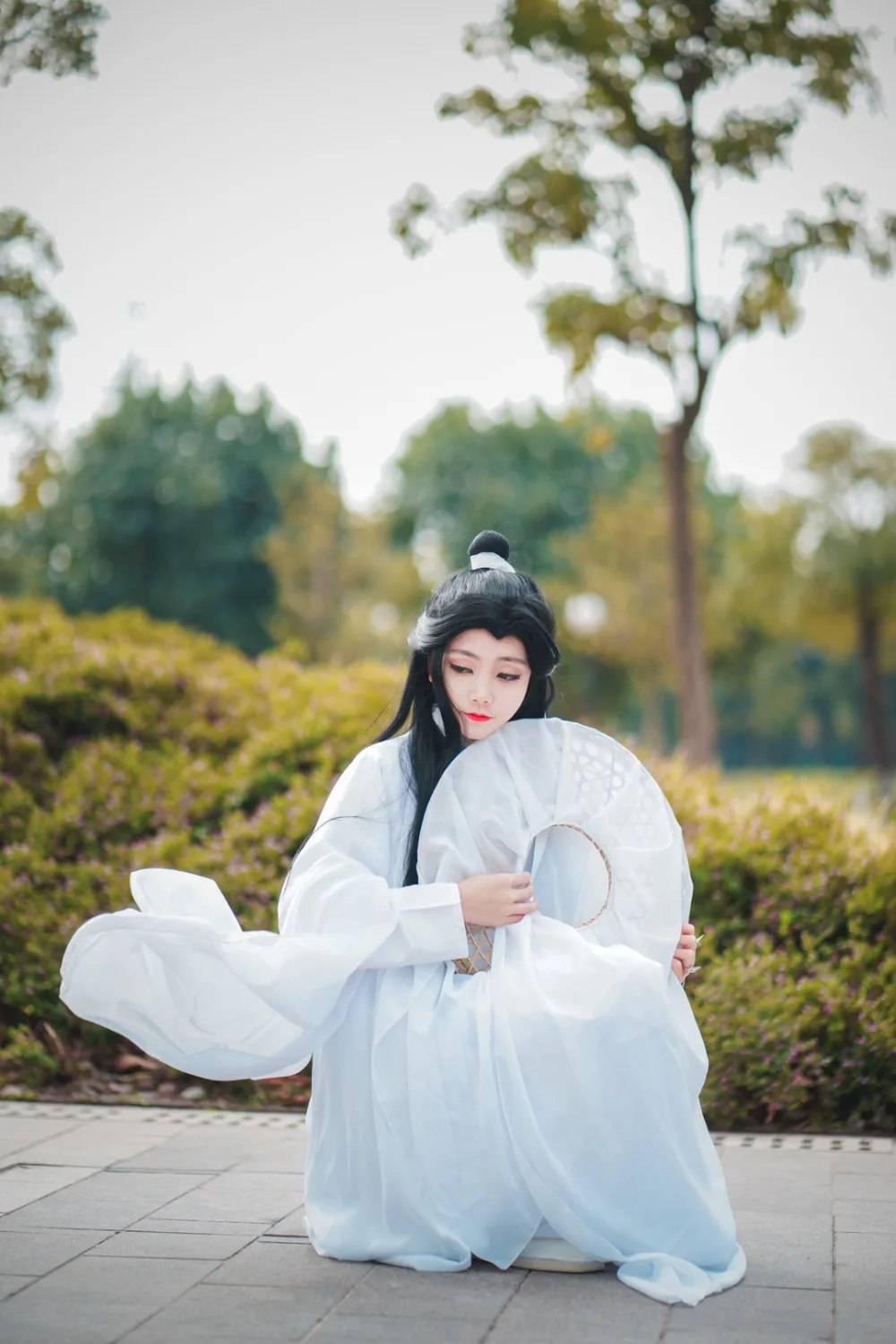 Cosfans Xie Lian Cosplay Costume Tian Guan Ci Fu Xielian Wigs Bamboo Hat Prop White Han Anime Outfit Unisex -Zentai shop online Hc501414b2acb459a9885d8dcfc2fa171Z.jpg