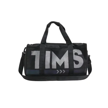 

Sports Bag Wet And Dry Separation One-Shoulder Portable Training Bag Light Tide Cylinder Short Duffel Bag Female Travel BagLD053