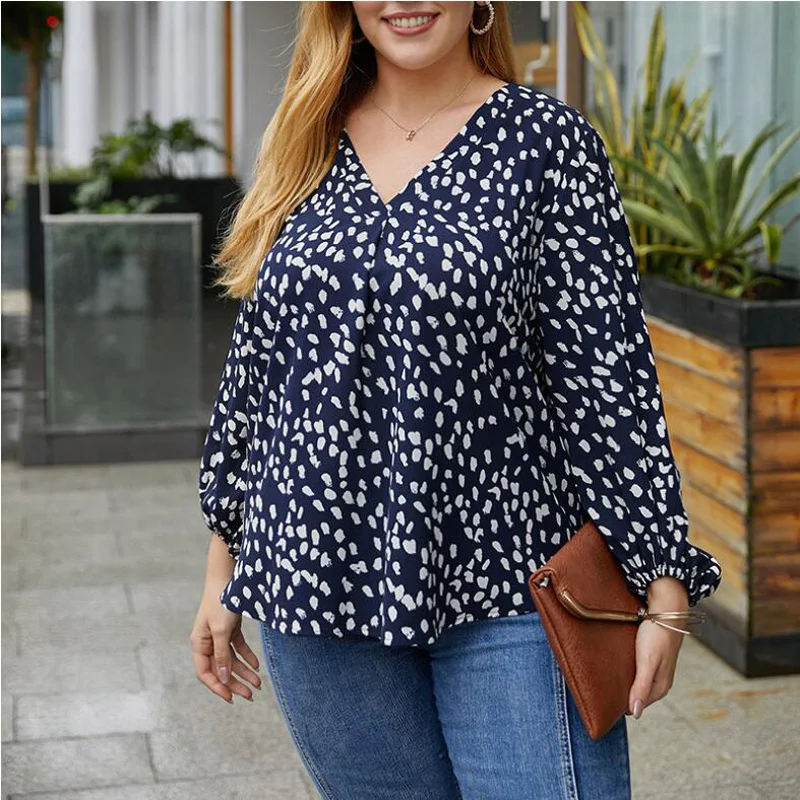 

Plus Size Shirt 5xl 4xl Women Oversize Chiffon Blouse Blusa Verde Blusas Mujer Largas Tallas Grande Grote Maten Dames CL639