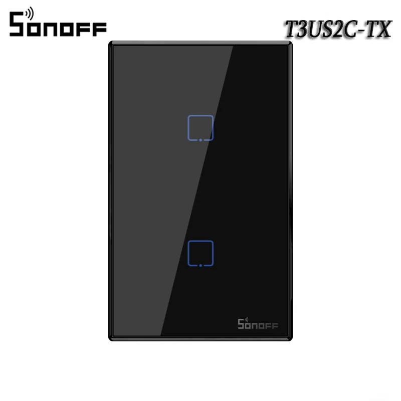 SONOFF T3 TX Wifi Smart Wall Touch Switch Wireless Relay Module Smart Home Control Via Ewelink/RF433 Work With Alexa Google Home 
