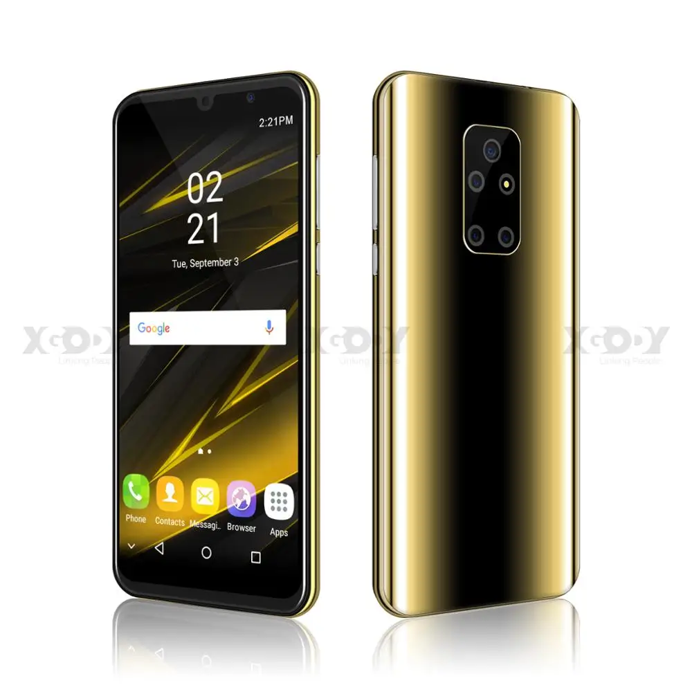 Смартфон Android 8 1 двойной 3G Sim 5 &quot18:9 полный Экран сотовый телефон ГБ 4 MTK6580 ядра 5MP