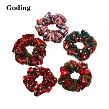 

Christmas Hair Rope/Handmade Tie Hair Streamer/Net Red All-match Headdress/Large Intestine Ring/Christmas Hair Accessories