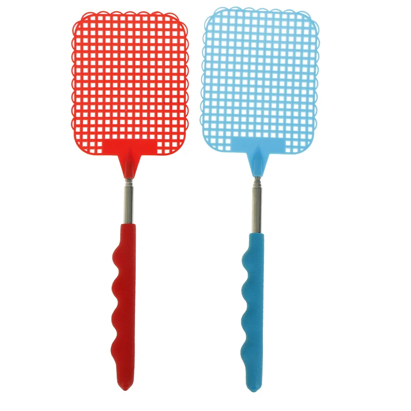 

Pest Control Tools Extendable Flies Swatter Plastic Simple Pattern Fly Swatter