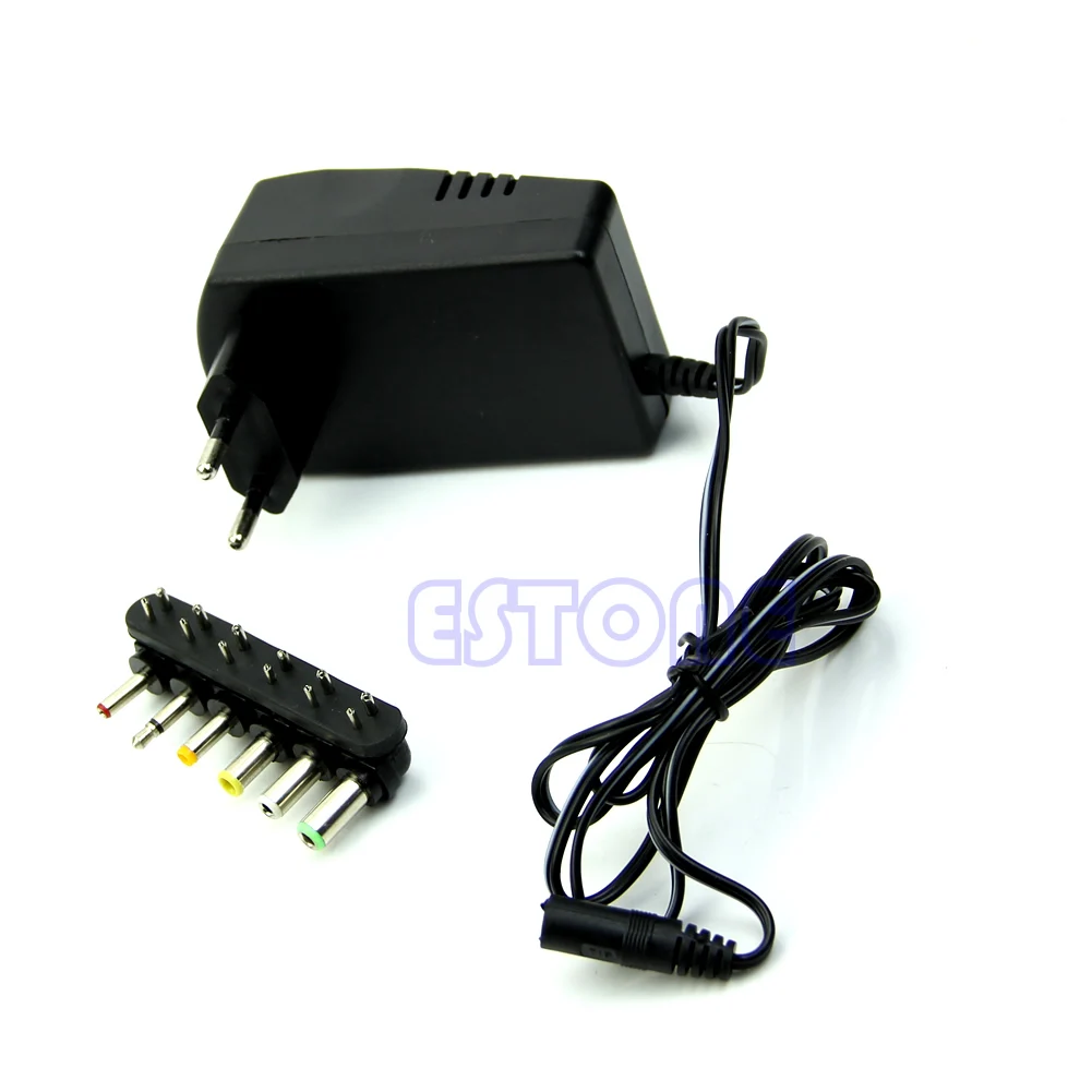 Универсальный ЕС AC/DC адаптер штепсельная Вилка питания 3V 4,5 V 5V 6V 7,5 V 12V DC зарядное устройство