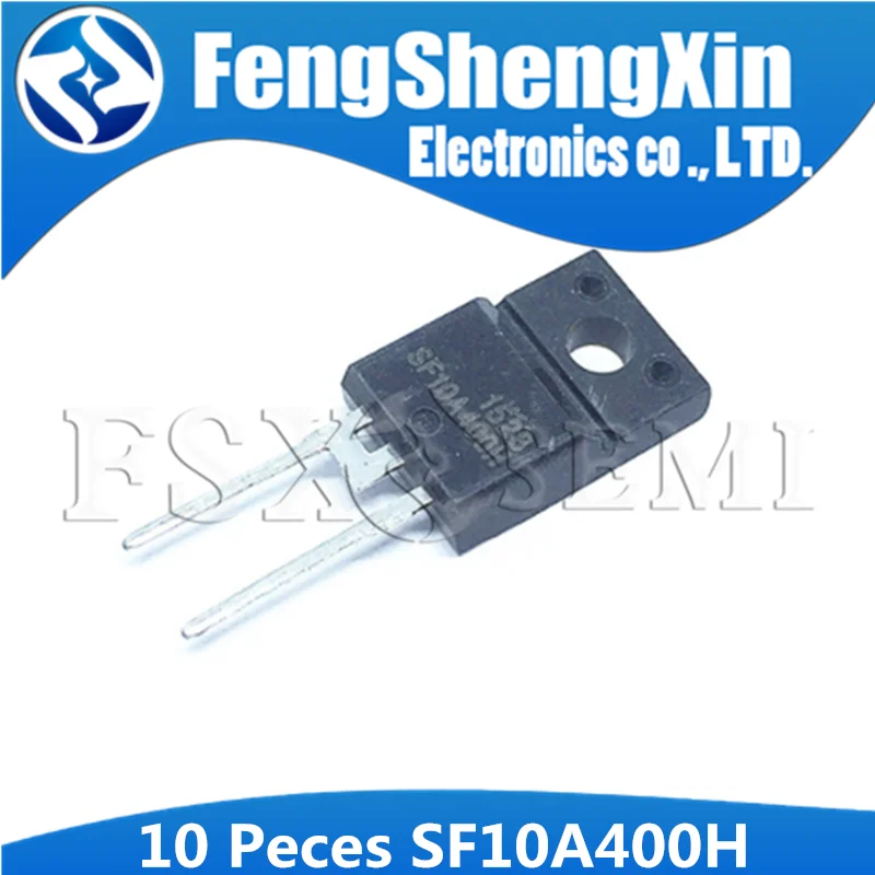 5pcs SF10A400H AUK  Ultra Fast Recovery Diode Package:TO-220