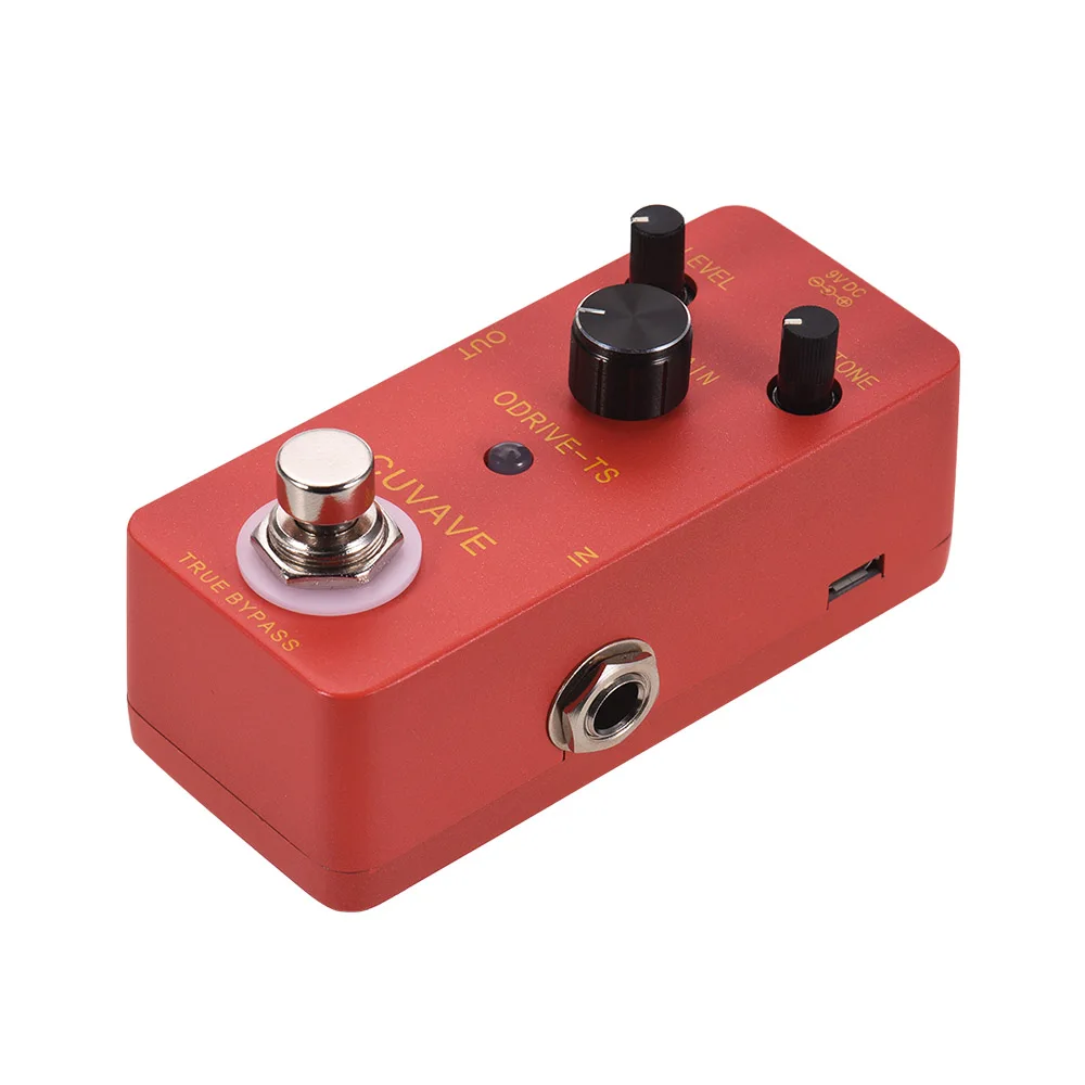 CUVAVE ODRIVE-TS аналоговая педаль для гитарного эффекта овердрайв корпус из цинкового сплава