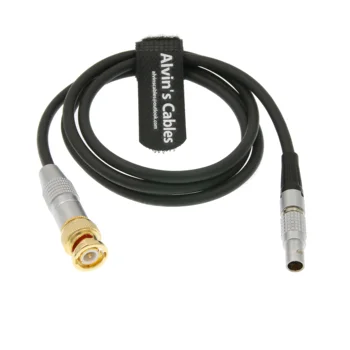 

Alvin's Cables BNC to 5 Pin Male ARR Mini TIME Code Cable for Sound Devices ZAXCOM