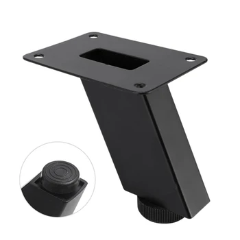 

Adjustable Height Furniture Legs Cabinet Table Legs Black Metal Oblique Pin for Tv Cabinet Sofa Foot Level Hardware