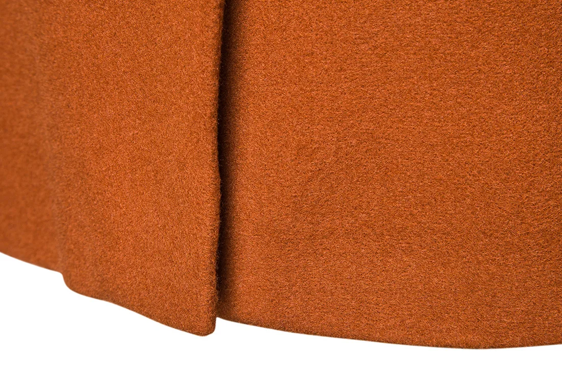 Autumn New Style Embroidered Solid Color Men Mid-length Casual Woolen Cloth Coat Yf01