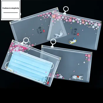 

Portable Masks Bag Makeup Tools Storage Bag Waterproof Mini Travel Pouch Face Cover Tickets Cards Organized Bag Storage Pouch