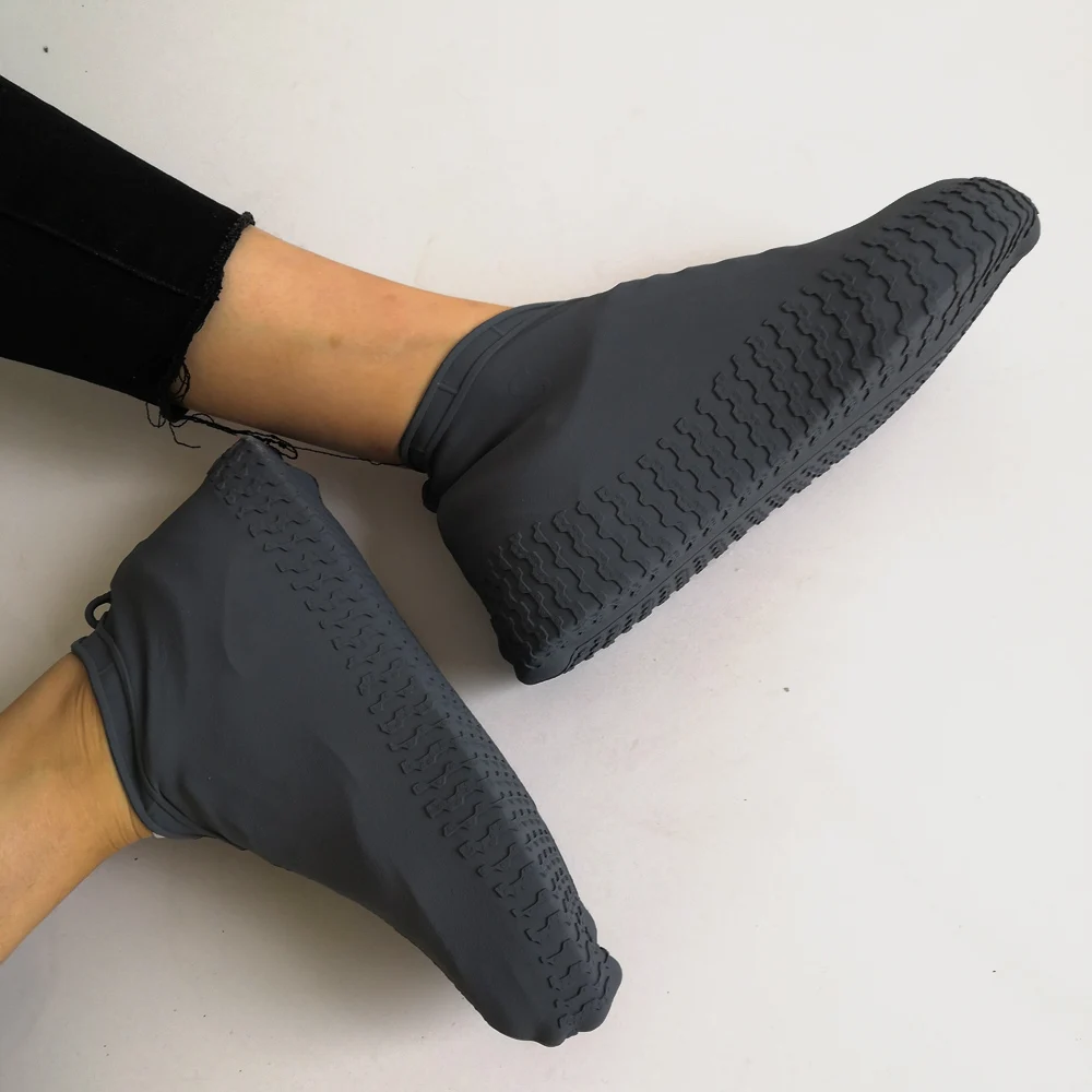 S Reutilizables Cubiertas Antideslizantes de Silicona para Zapatos de Lluvia al Aire Libre FOONEE Cubrezapatillas Antideslizantes Botas de Lluvia de Silicona Antideslizantes Impermeables 