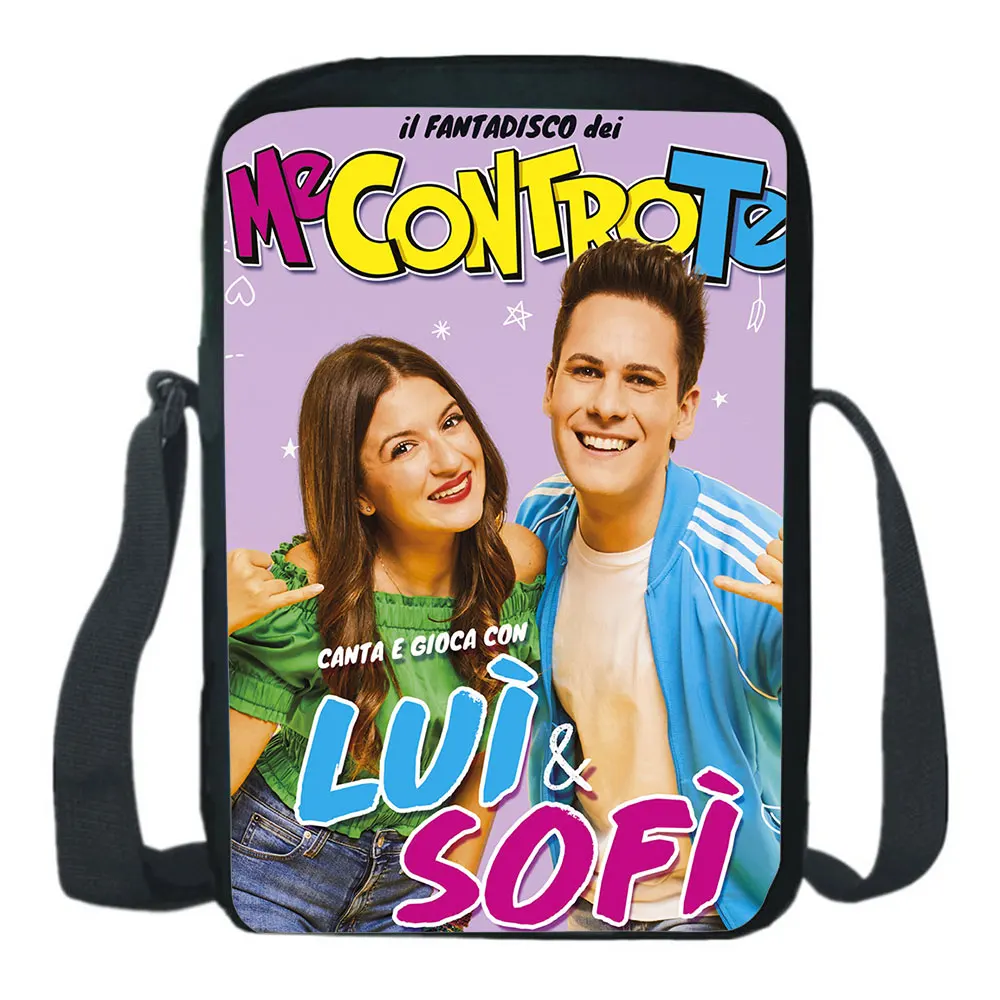 Me Contro Te Shoulder Bags Men Messenger Bag Fashion Cartoon Shoulder Bookbag Women Casual Messenger Cross-body Knapsack