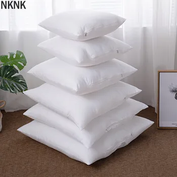 

White Fabric Filling Pillow Cushion Core Insert Decorative Pillows PP cotton filling For Sofa Car Soft Cushion Core