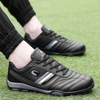 

Male Golf Sport Shoes Waterproof Leather Men's Golf Shoes Large Size Light Authentic Golf Sneakers Shoes Outdoor Trainers Golfer