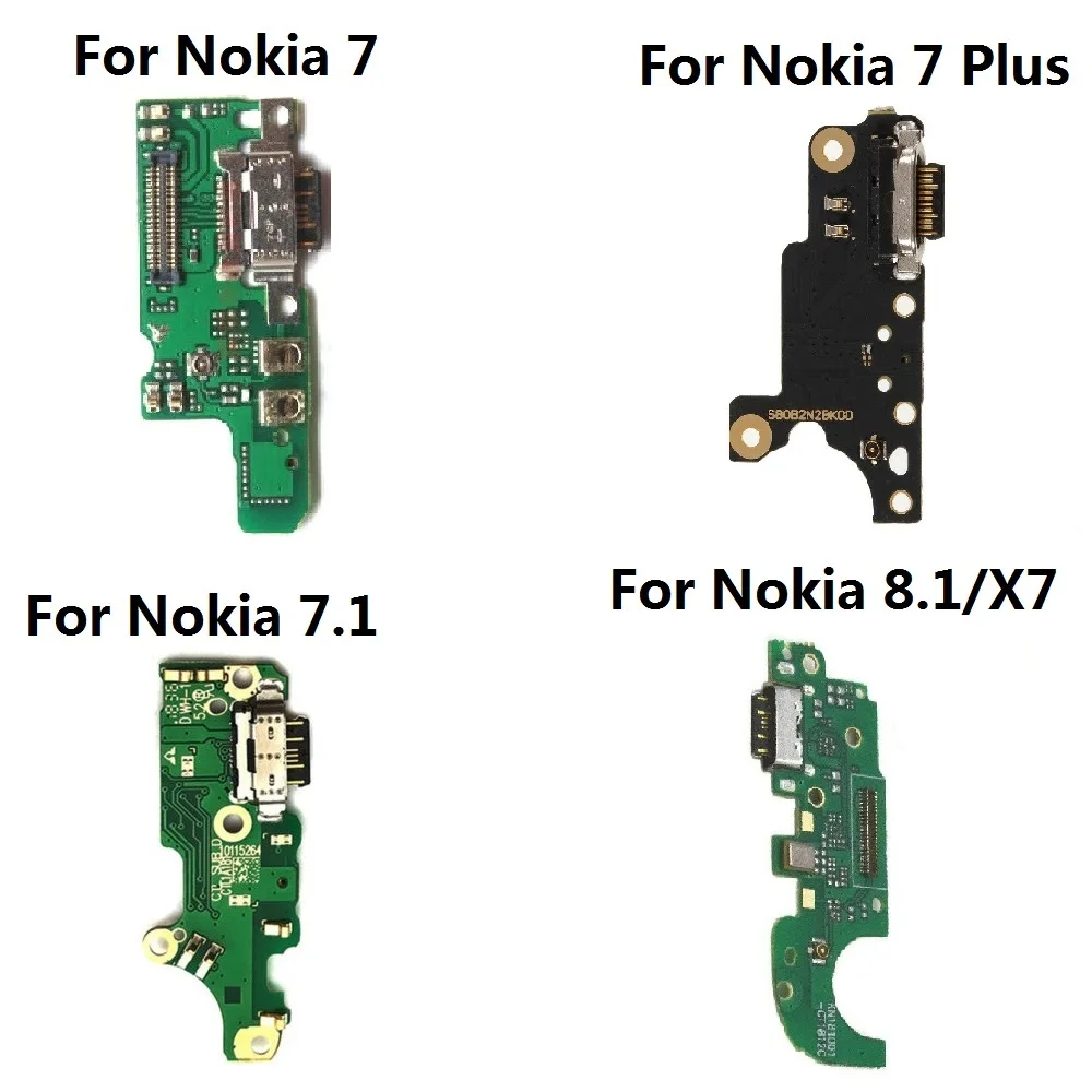 Для Nokia 2/2. 1/3/3,1/3,1 Plus/5/5,1/6 /6 /7/7. 1/7. 1 Plus/8/X5/X6/X7 зарядный порт разъем гибкий кабель печатной платы