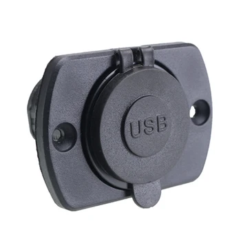 

Car Charger Multiple Protections Phone Dual USB Quick Motorcycle Adapter Universal Travel PC 12V 24V With LED Light Tablet Truck