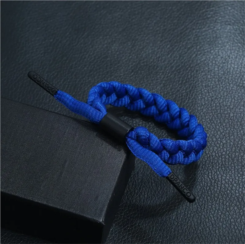 Blue Smelly Cat Fashion Simple Bracelet Student Couples Braided Bracelet Lion Bracelets Bangles - Окраска металла: Blue