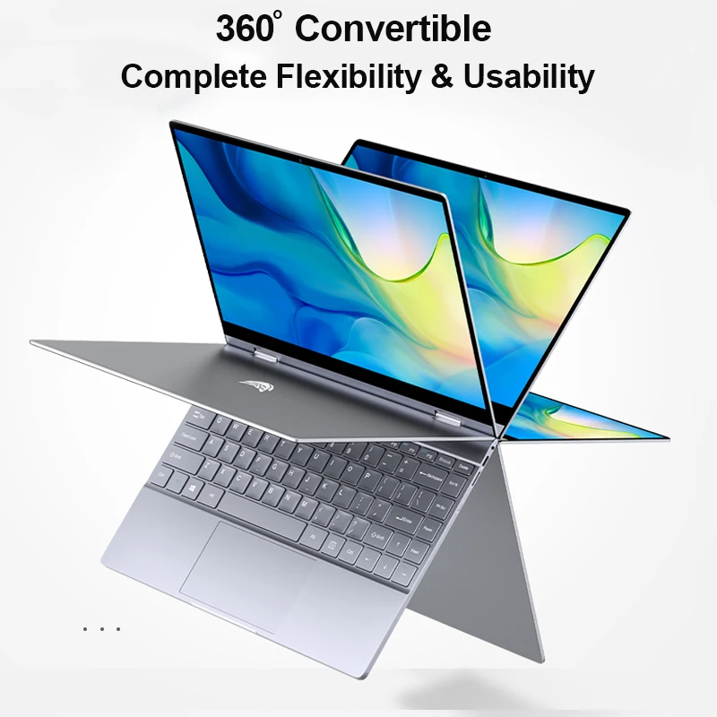 BMAX Y13 360 ° Ноутбук 13 3 дюймов Тетрадь Windows 10 8 Гб LPDDR4 256GB SSD 1920*1080 IPS Intel N4100 сенсорный экран Ноутбуки|Ноутбуки| |