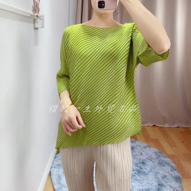 [EAM] Women False Two Split Big Size Trench New