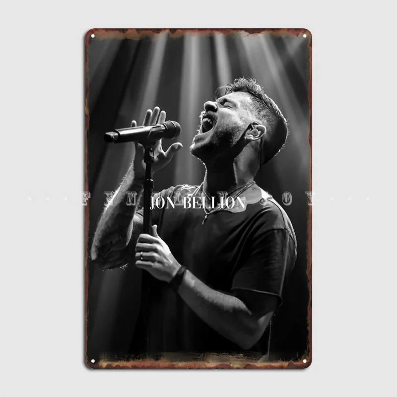 

Jon Bellion Metal Plaque Poster Cinema Living Room Mural Customize Poster Tin Sign Posters