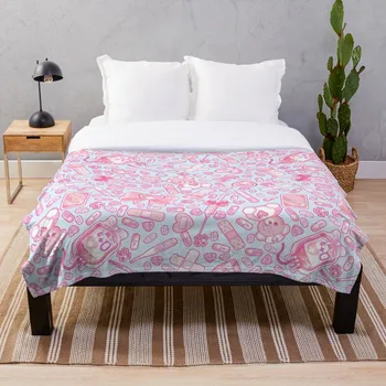 

Sickly Sweet Blanket Wool Flannel Plush Blanket Bedspread For office Sherpa Blanket Couch Quilt Cover Travel