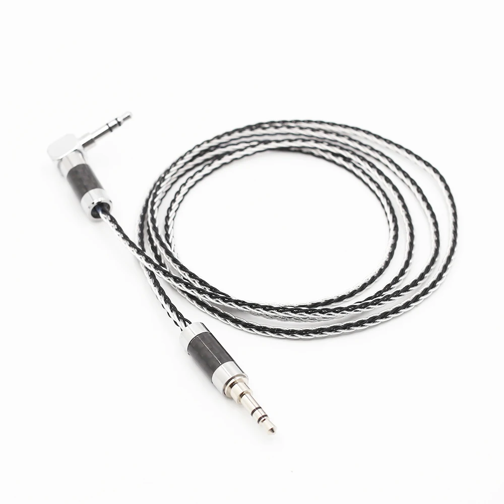 Audiocrast 3 5 мм AUX кабель высокого качества посеребренный 90 градусов прямоугольный