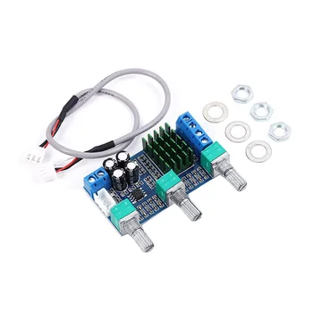 

TPA3116D2 Stereo Easy Install Amplifier Board Durable Sound DC12-24V 2x80W Dual Track Mini Module High Power Digital Electronic