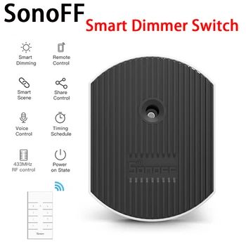 

SONOFF D1 smart WiFi light LED dimmer switch Mini Switch APP remote control switch, works with Alexa Echo Google Home