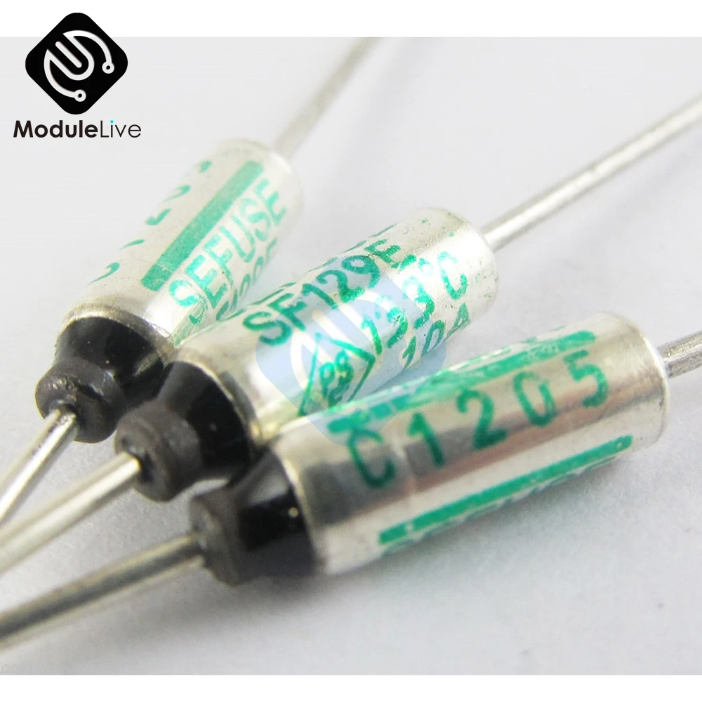 10 шт. Термопредохранитель SF129E SEFUSE 133 градусов Цельсия А 250 В CF|thermal fuse|10a 250vsefuse sf129e |