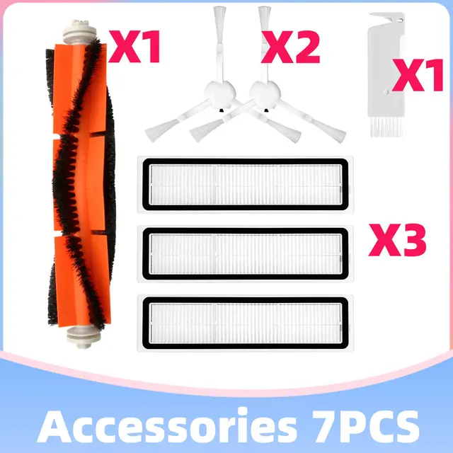 Xiaomi Dreame Bot L10 Pro D9 TROUVER LDS Finder Robot Vacuum Cleaner Parts Main Side Brush Hepa Filter Mop Cloths Replacement Set U