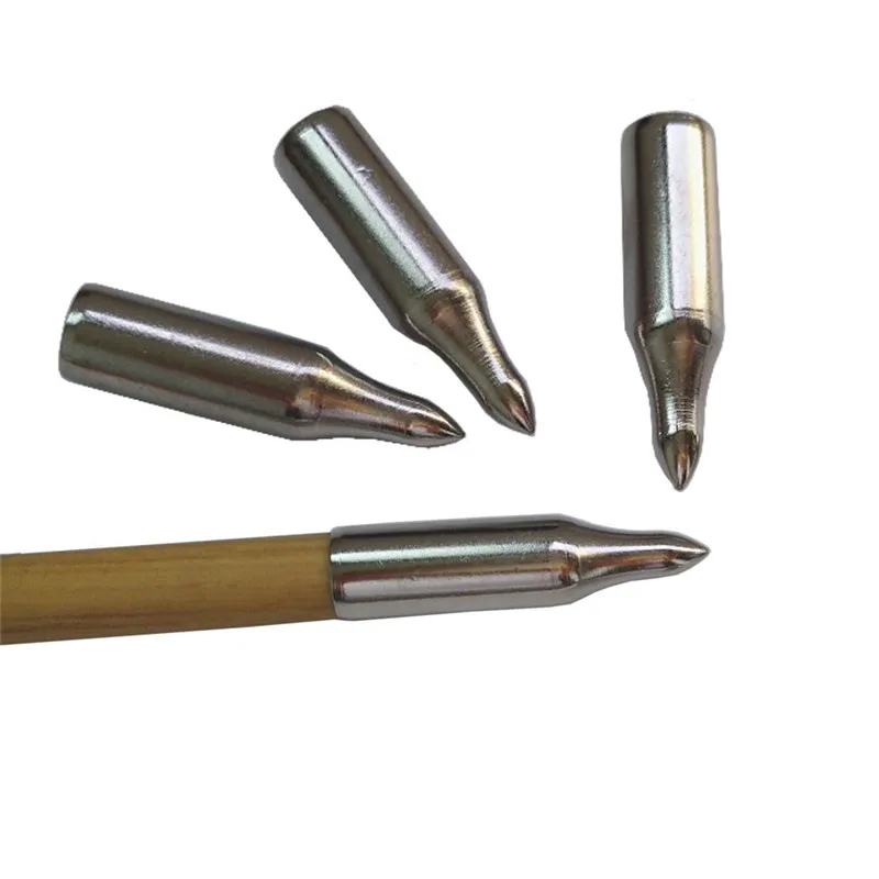 20pcs Archery Field Points 5/16" Glue on Replacement Practice Arrow Tips for OD 8mm Bamboo and Wood Arrows Steel Broadhead