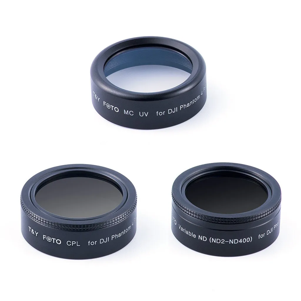 UAV Filter Polarizer Gray Adjustable Dimming Lens Set for DJI Phantom 4Pro/Advance wholesale 930#2