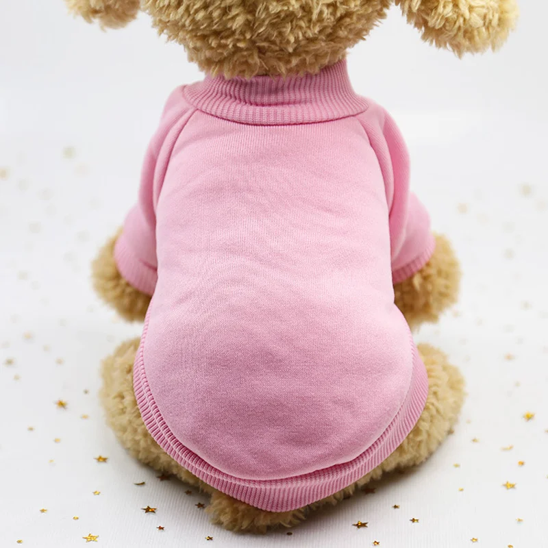 Pink ПЭТ шерстяной свитер, жилет собака кошка зима теплая одежда, куртка для маленькие собачки чихуахуа, йоркширского терьера, панель в форме французского бульдога теплая одежда - Цвет: Pink
