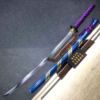 

Full Tang Katana Style knife-edge Sword kampilan rapier Manganese steel Blade Saber