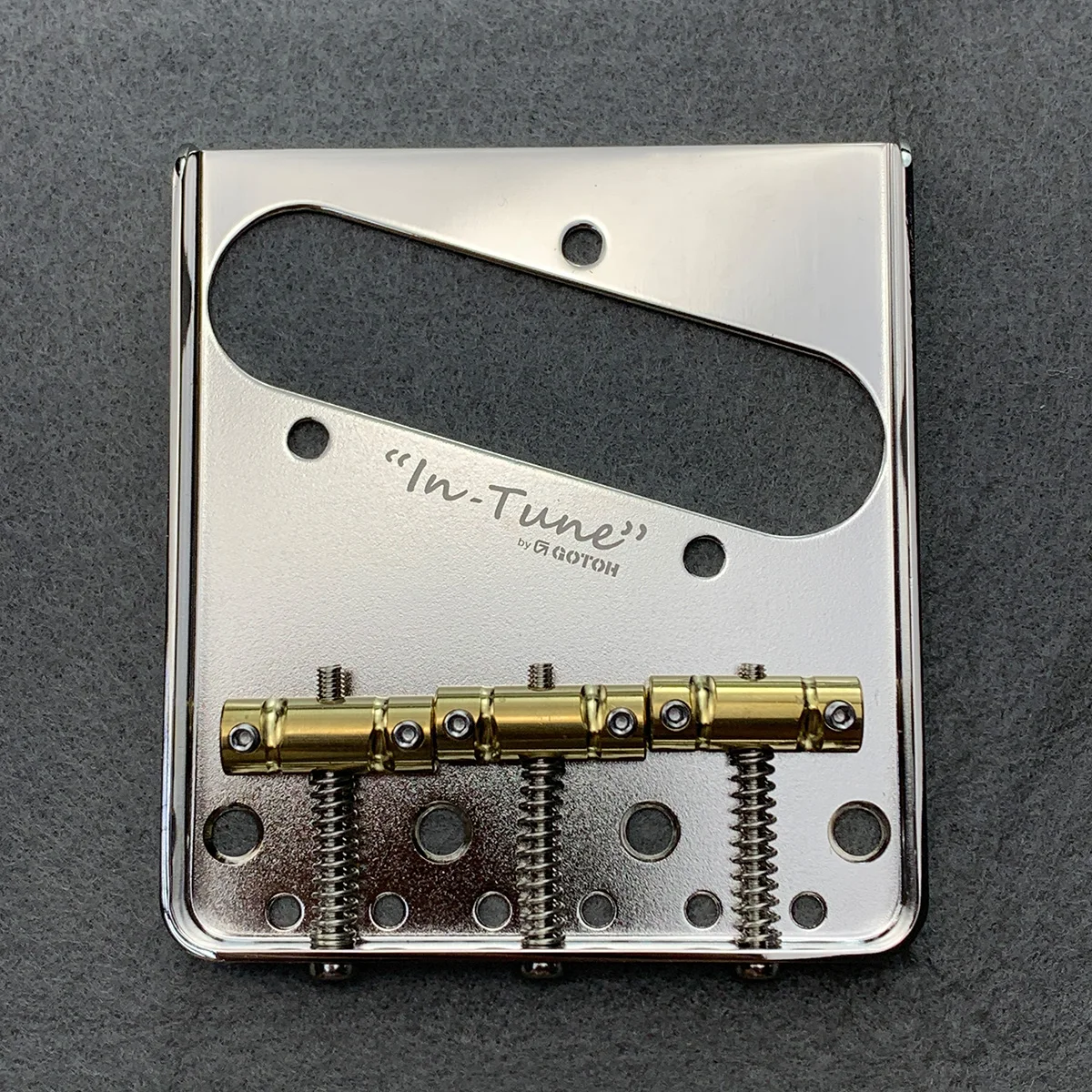 GOTOH BS TC1 Vintage Bridge ''In Tune'' Brass Saddle Bridge fit Tele