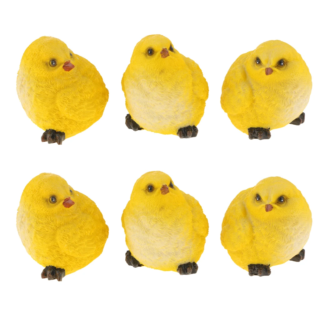 Искусственная Реалистичная фигурка курицы уличное украшение для сада и дома