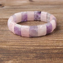 LanLi 10x12 мм натуральные ювелирные изделия Многоцветный натуральный камни свободный браслет с бусинами талисманы Йога мужчины и женщины медитация амулет