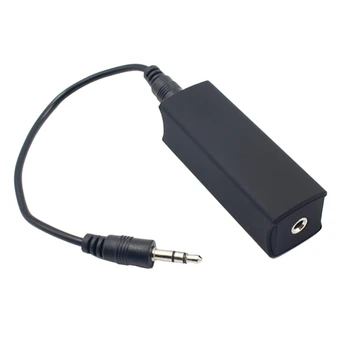 

Portable Ground Loop Audio Noise Isolator Anti-interference Home Stereo Car Audio System AUX Noise Filter with 3.5mm Connector