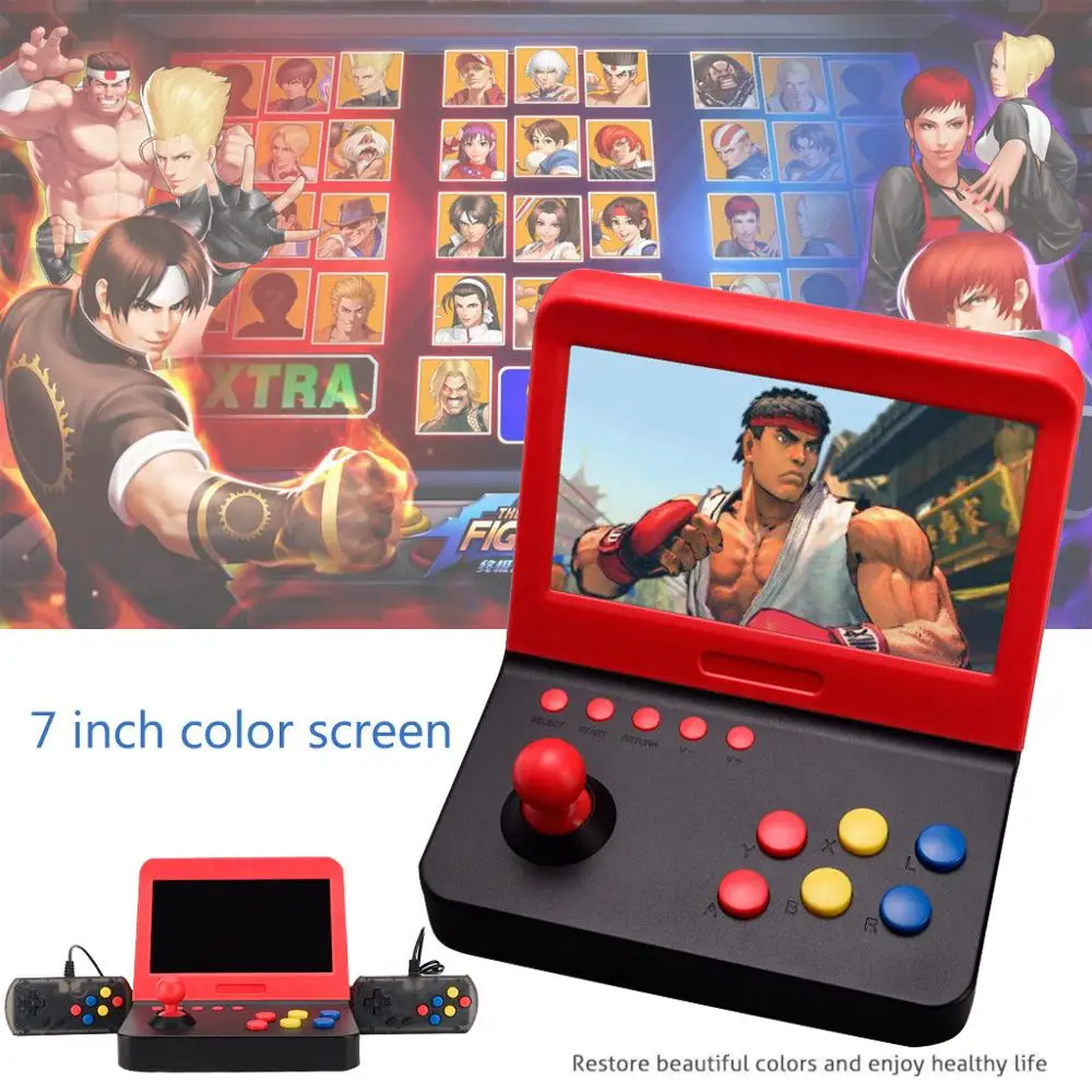 Игровая консоль для видео мини 7 дюймов аркадная игра Consola ретро машинки детей с