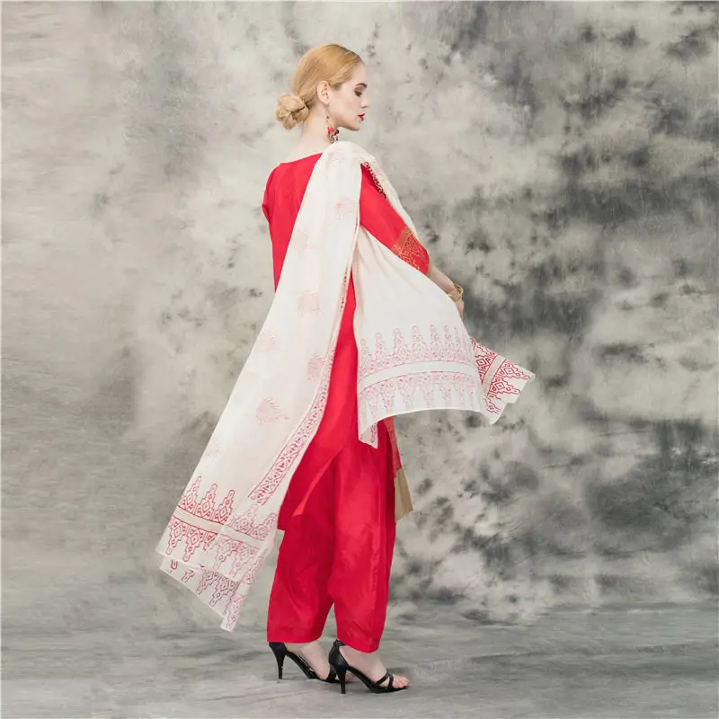 Kurta для женщин длинное платье Kurti традиционное индийское пакистанское панджаби