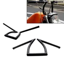 ZORBYZ мотоцикл " Черный Руль Z Drag Bar для Honda Suzuki Harley Cruiser Chopper Bobber Кафе Racer на заказ