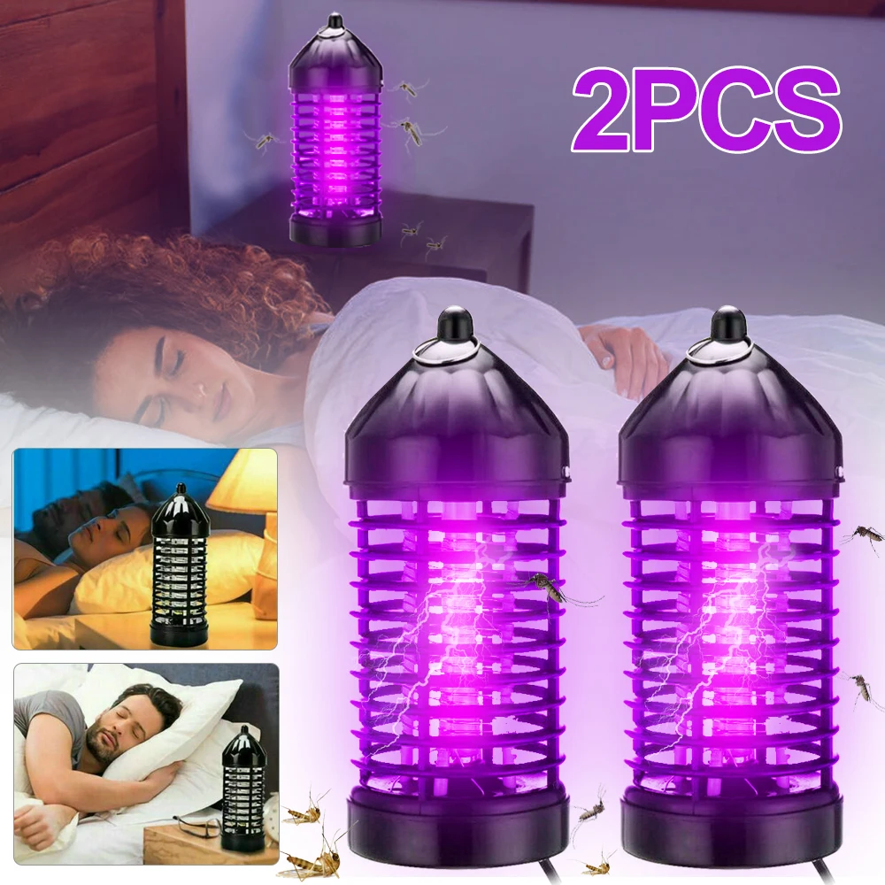 Lampada Elettrica Antizanzare Ricarica Usb Trappola Antizanzare Lampada Repellente Uv Trappola Per Insetti Per Insetti Da Esterno/Interno