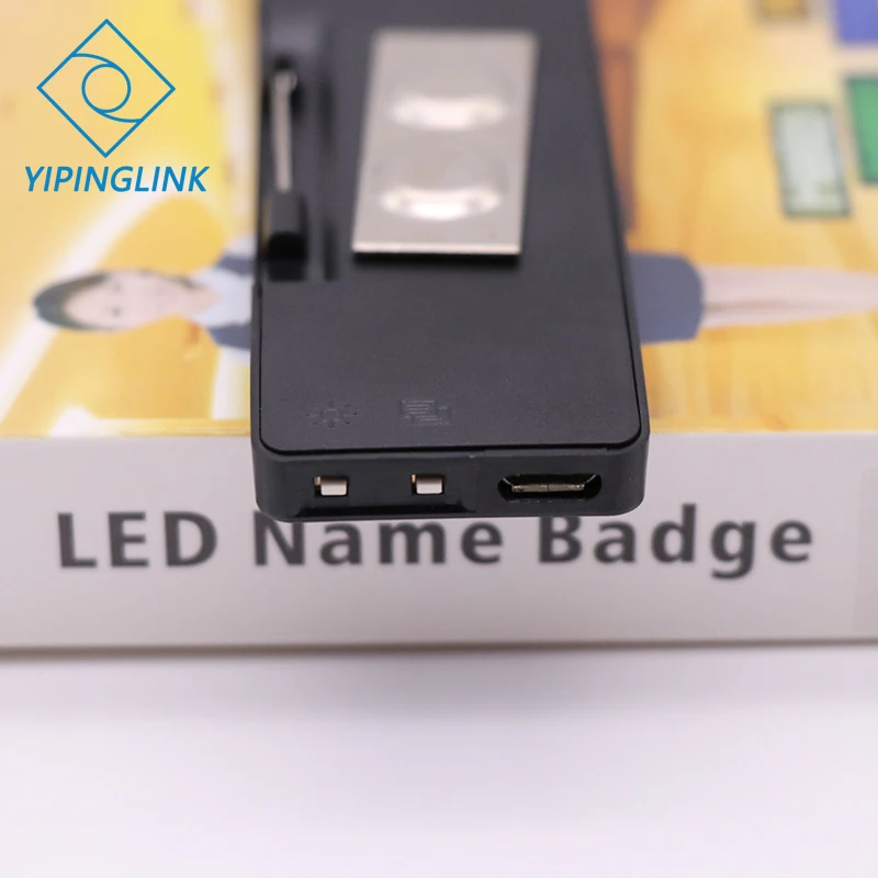 블루투스 LED 이름 배지 광고, USB 이름 태그, 사인 배지, 모바일 앱 변경 프로그램, 충전식 휴대용 LED 배지, 7 가지 색상