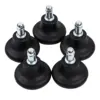 5Pcs Bell Glides Replacement Office Chair Swivel Caster Wheels to Fixed Stationary Castors Bell Glides Wheels Furniture Parts ► Photo 2/6