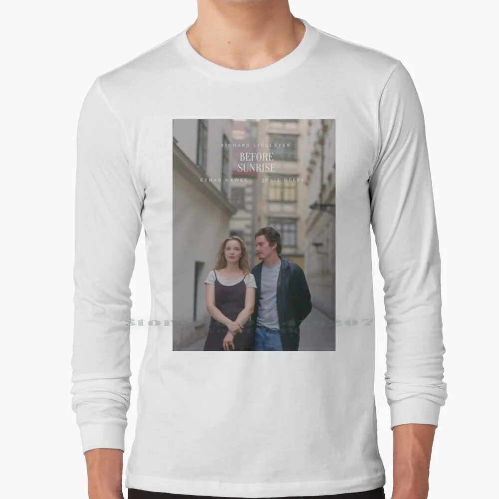 Prima Dell'Alba-Maglietta Imarotul 100% Puro Cotone Prima Dell'Alba Prima Della Trilogia Prima Di Julie Delpy Isser Hawke Richard Linklater