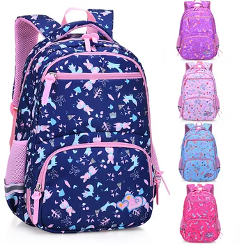 

Girls Sweet Floral School Bags Large Capacity Cartoon Backpack for Teenagers Bagpack Children Student Primary School Backpacks