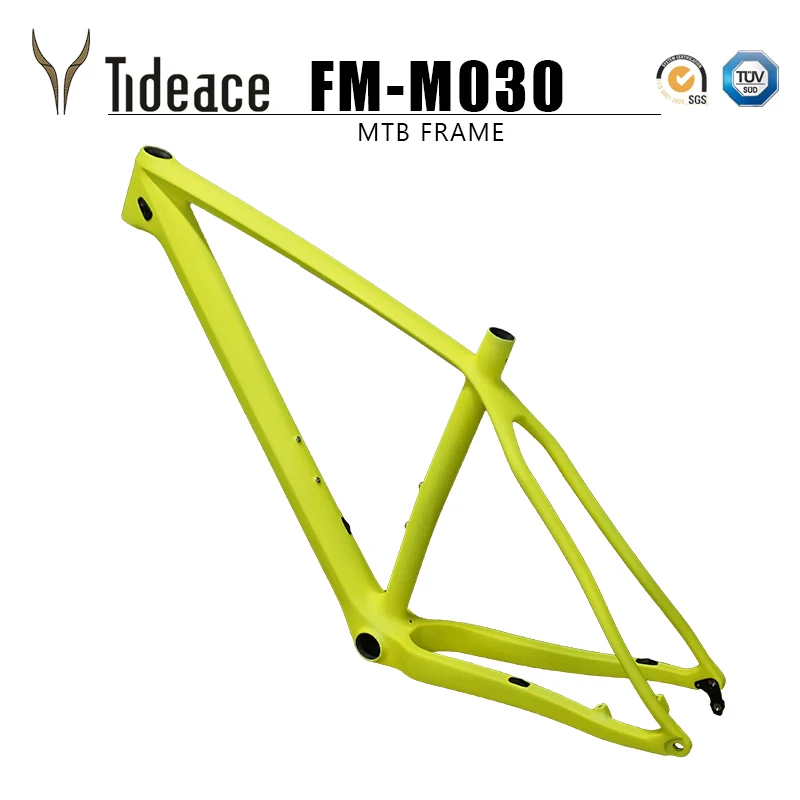 Карбоновая рама Tideace для горного велосипеда 142x12 или 148x12 мм с толстой осью 29er шины
