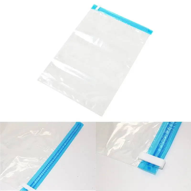 Вакуумные пакеты для продуктов питания хранение прозрачное сжатого Организатор герметичные сумки для экономии пространства, сумка-Органайзер