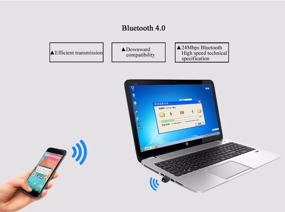 Беспроводной USB Bluetooth адаптер 4,0 Bluetooth ключ Музыкальный звуковой приемник Adaptador Bluetooth передатчик для компьютера ПК ноутбука